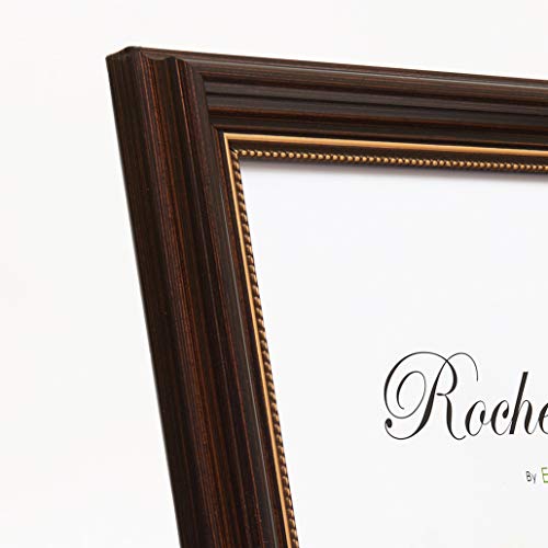 Ecohome 5X7 Picture Frame Antique Brown - Mount Desktop Display, Frames #TOP3