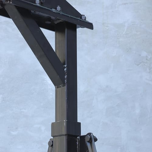 Adjustable Gantry Crane 2000 LB with Hoist and Trolley, Telescoping Gantry Crane 1t, Height Adjustable 8-11.46 FT Gantry Crane or Garage