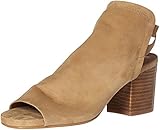 Blockabsatz H by Hudson Haiti Damen Wildleder Kleid Sandale, camel, 34 EU