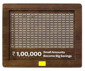 Wooden Money/Piggy Bank, Money Box, Coin Box with Carved Design for Kids, Savings Challenge Box,Cash Vault Wooden Savings Box, Coin Piggy Bank,Money Save Box Smash, Money Saver (Black)_RH_MBOX_191-image-39