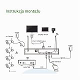 Aottom 8CH 720P Wi-Fi zestaw monitoringu bezprzewodowego, 8 CH NVR + 4 x 1 MP kamery monitorujące na zewnątrz, wykrywanie ruchu, P2P, czujnik ruchu, wodoszczelny, brak dysku twardego