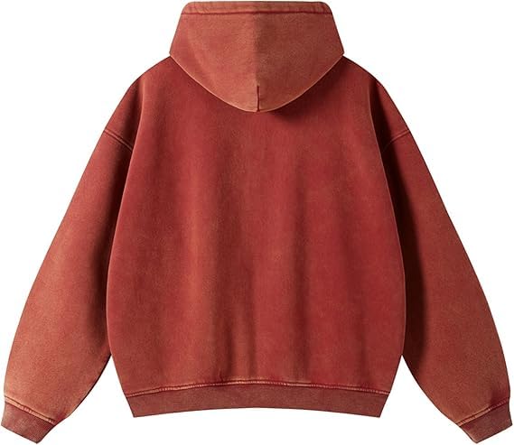 Womens and Mens Zip Up Hoodies Long Sleeve Fall Oversized Sweatshirts Acid Wash Y2K Jacket with Pockets2