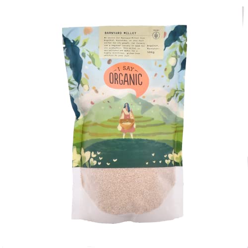 I Say Organic Dry Barnyard Millet | Sama Ke Chawal | Navratre Fast Food | Navratri Fasting Friendly | Natural Grains | Unpolished Millets | Siridhanya | Native Low GI Millet Rice | Nutrient Powerhouse, High Protein & 100% more Fibre than Rice | 500 G (B09HM5FH3Q) Amazon Price History, Amazon Price Tracker