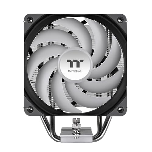 Image of Thermaltake UX400 ARGB CPU Cooler; 4xO6mm Copper Heatpipes; 120mm PWM Fan; 700~1800 RPM; Intel /AMD Compatible; Single Tower; 240W TDP; Black; CL-P142-AL12SW-A
