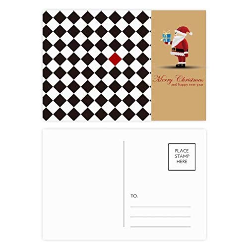 Cartes postales Père Noël pour vœux en retard lot de 20