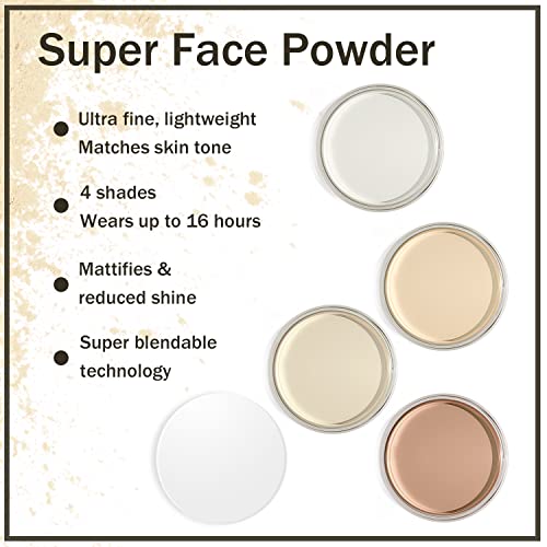 Firstfly FIRSTFLY-1137 Face Powder, Firstfly Loose Face Powder Translucent Smooth Setting Foundation Makeup thumb #3