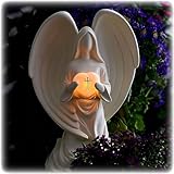 Comfort The Grieving with a Solar Angel Statue with Sympathy Poem – 8' Light Up Memorial Gift for Loss of Loved One – Bereavement Garden or Home Tribute – Lasting Funeral Remembrance
