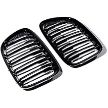 Left Right Glossy Black Grill Kidney Grille Replacement for 2009-2014 BMW X1 E84 sDrive 16i 18i 18d 20d 20i 28i xDrive 23d 25d 25i 28i 35i