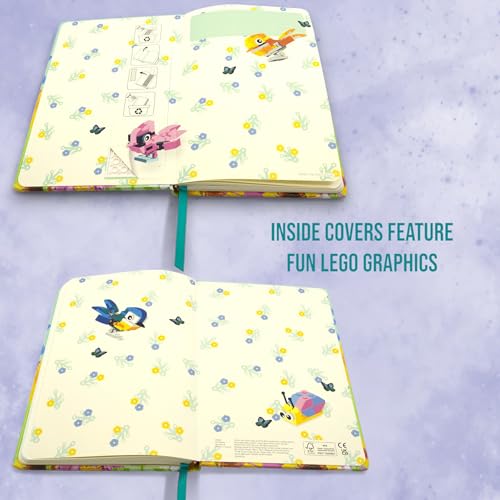 Image of IQ LEGO Stationery Botanical Reclaim & Recycle Dotted Notebook with Gel Pen (53502)
