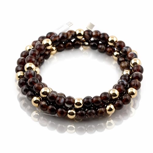 Image of Cute Beaded Cable Type C Phone Charger for iPhone or Android Fast Charging Colorful 3.3ft Cord for Smartphones (Obsidian Gold)