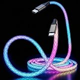 【État de charge froid】Le cordon de charge innovant à LED rend la charge plus vive. Surtout dans l'obscurité, le câble de charge pour éclairage décore facilement votre pièce, cool et unique, et trouve également rapidement vos appareils.