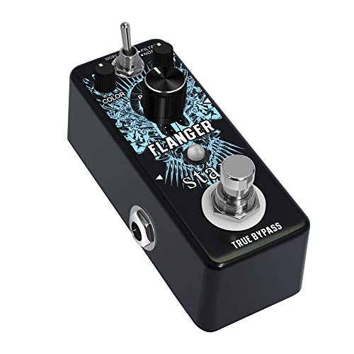 Image of Stax Guitar Flanger Pedal Vintage Analog Flanger Effect Pedals For Electric Guitar Filter & Normal Modes Mini Size True Bypass
