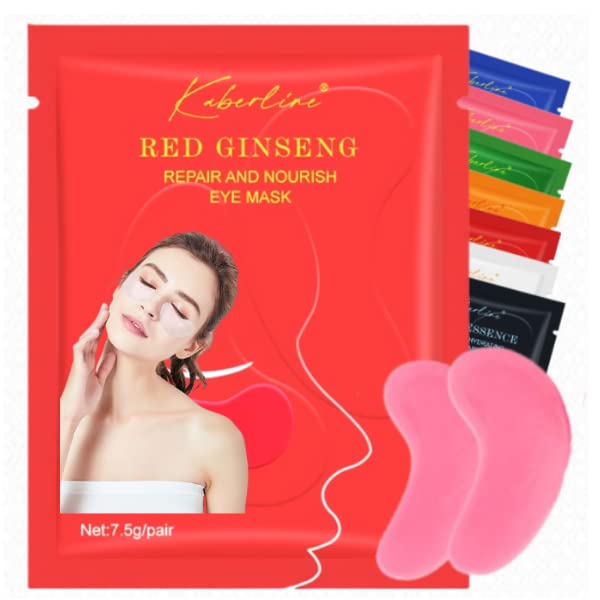 Miniatura 5 de Parches de máscara de ojos totalmente naturales (8 pares de 8 colores) de colágeno, antiarrugas, antienvejecimiento, ojeras hinchadas, almohadillas