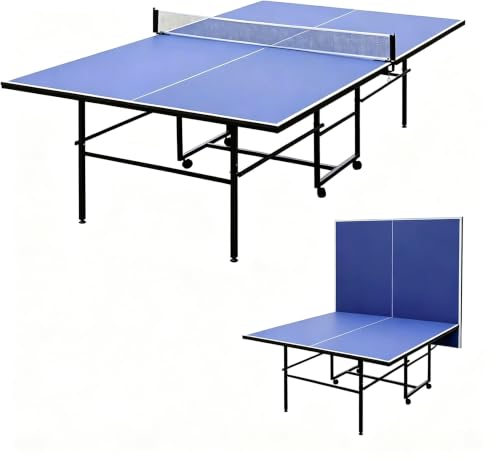 IDEALHOUSE 9 ft Blue Ping Pong Table