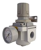 PneumaticPlus SAR3000M-N03BG Air Pressure Regulator, 3/8