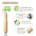 ZIMISI Car Sound Deadening Roller, Wallpaper Seam Roller with Wood Handle, Audio Sound Deadening Application Tool for Heat Abatement Mat, Noise Filter Pads, Wallpaper (1PC)