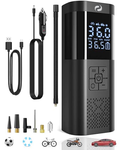 SERVOMASTER Tyre Inflator Air Compressor, Mini Portable, 150 PSI 12V DC