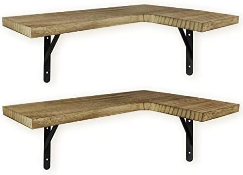 Set di 2 mensole da parete in metallo l50 cm, miva nero La Redoute