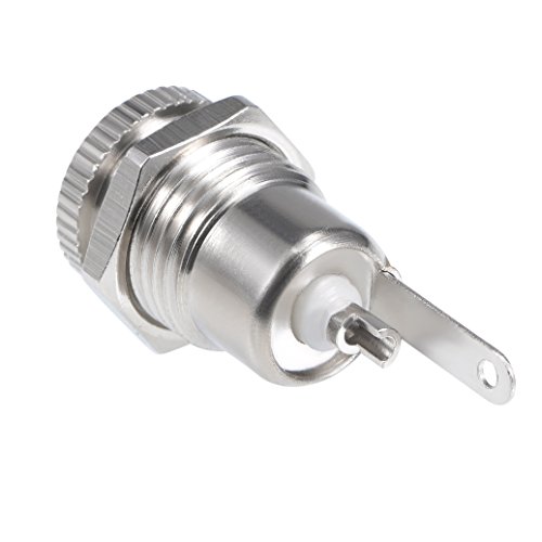 uxcell 5Pcs Panel Mount DC Connector 5.5mm x 2.5mm miniatura 3