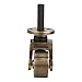 Set of 4 Casters Heavy Duty, Solid Brass Stem Caster Wheels Safe for Floors, Replacement for Floor Mat, Wheels for Furniture/Chairs/Tables, Heavy Duty Caster 1 Inch, Antique Brass Finish