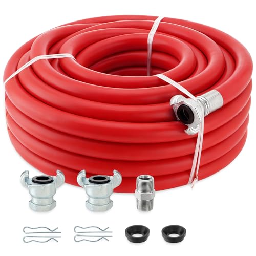 Venussar 3/4 Inch x 75 FT Red Jackhammer Air Hose
