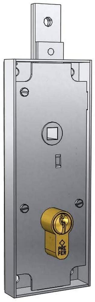 Prefer Nickel. Lock For Tilting/Garage Cylinder European Profile Wheelbase 60Mm