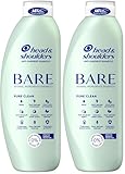 Head & Shoulders Bare Pure Clean Anti-dandruff Shampoo. Minimal Ingredients for Oily Scalp. 400 ml (Pack of 2)