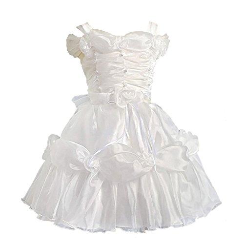 Dressy Daisy Girls' Pearls Off-Shoulder Dress Wedding Flower Girl Party Birthday