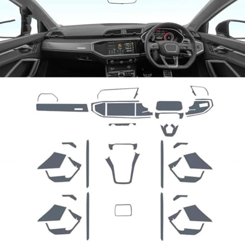 Film protection TPU Audi Q3 accessoire intérieur console