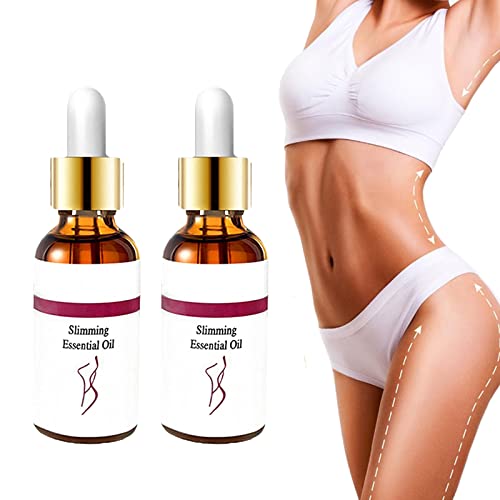 2pcs Curvybeauty Belly Slimming Massage Oil - Thin Leg Waist Fat Burning - 30ml Belly off Herbal Slimming Massage Oil - Fat Burning Spray for Belly, Slimming Essential Oil, Shape Perfect Body