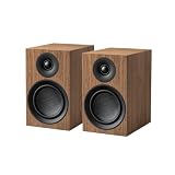 Pro-Ject Speaker Box 5 E Carbon, altoparlante da scaffale di riferimento con principio di basso a 2 vie, bassi in carbonio e media da 5 pollici, robusto alloggiamento in MDF, con copertura per