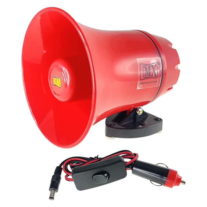 MX (40HDUSB) Handheld Battery Operated Megaphone with Microphone, USB