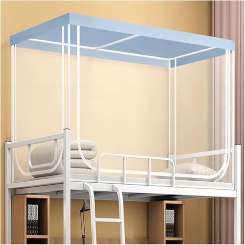 Premium Mosquito Net For Dormitory Dustproof Top Bed Canopy Protection For Bunk Beds And Bedrooms All Available Sizes Grey 85x190cm