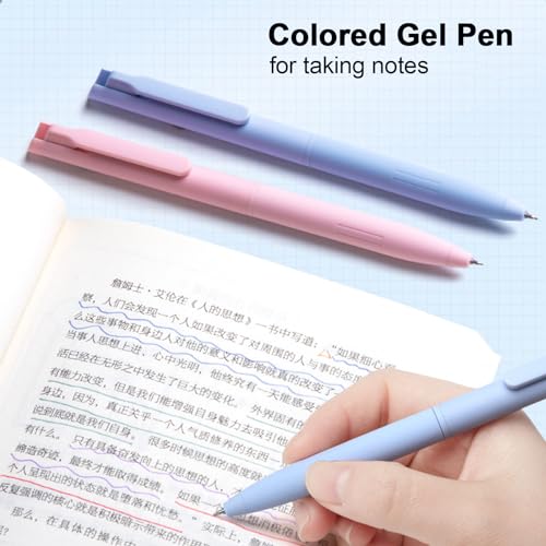 Bolígrafos de Gel Multicolor Retráctiles 6 Pzs 0.5mm miniatura 7