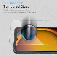 HidWee für Panzerglas Kompatibel mit Samsung Galaxy Xcover 7/7 Pro /Xcover7 Enterprise Edition Schutzfolie, 3 Stück 9H Härte Anti-Kratzen Panzer Schutz Glas, HD Klar Anti-Bläschen Displayschutzfolie – Ansicht 3