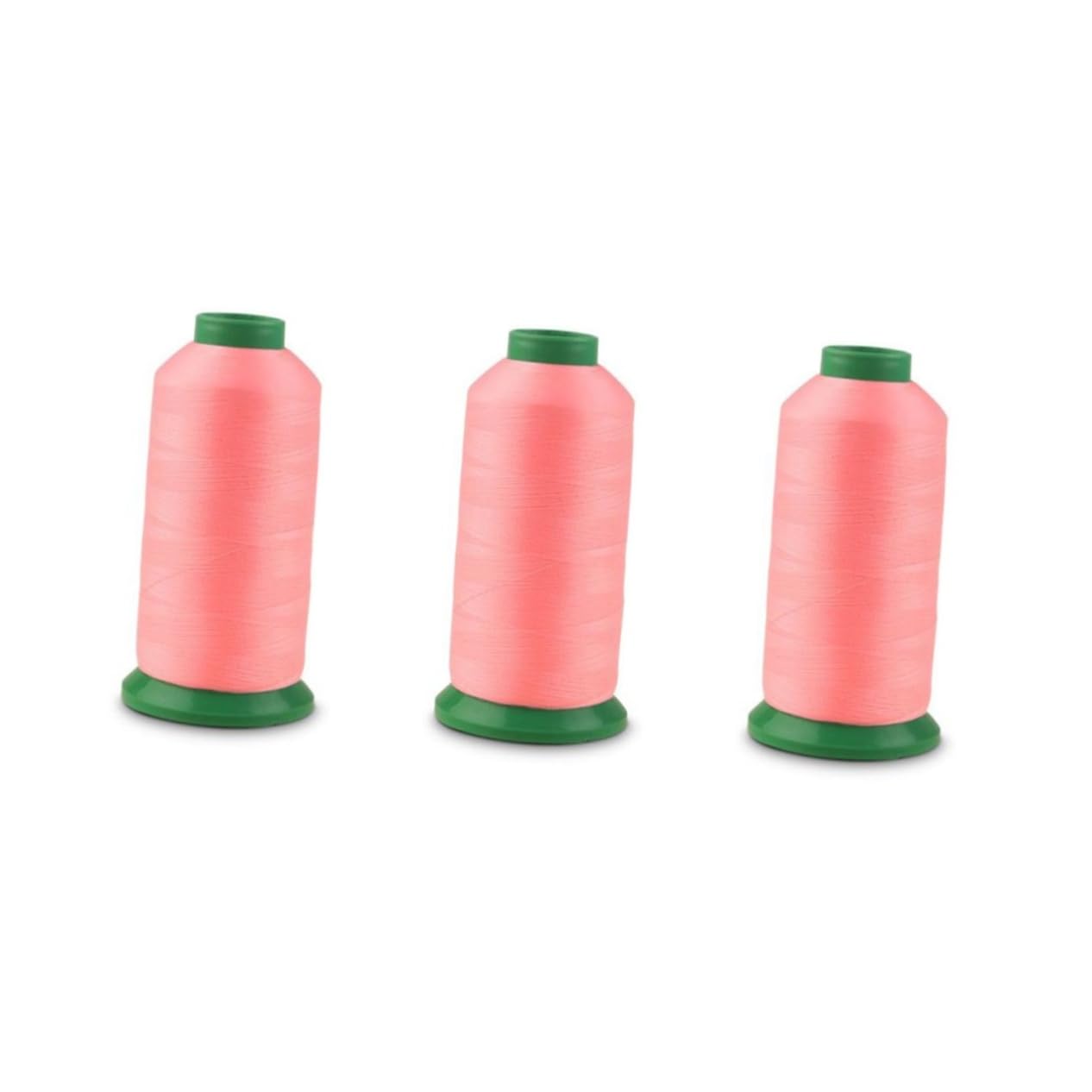 TEHAUX 3piezas Hilo De Bordar Luminoso La Oscuridad De Yardas Color Rosa Para Costura y Bordado Hilos De Coser y Tejer