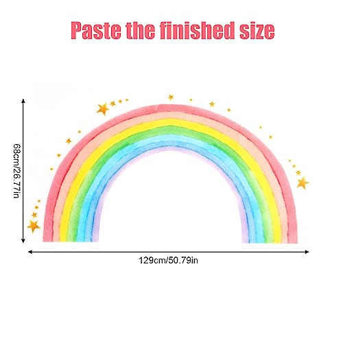 LUTER Large Rainbow Wall Decal - Image 2