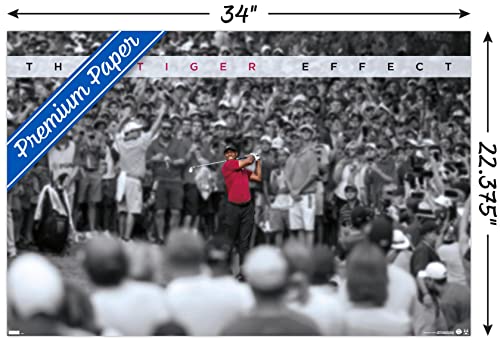 Trends International Tiger Woods - The Tiger Effect Wall Poster, 22.375" X 34", Premium Unframed Version #TOP2