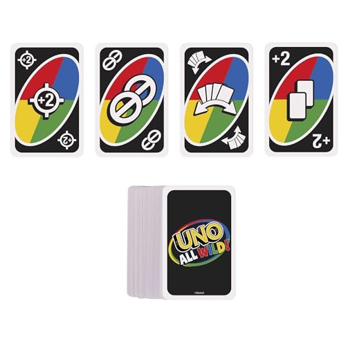 Mattel Games UNO All Wild Kartenspiel mit 112 Karten, Geschenk für Kinder, Spieleabende mit der Familie oder Erwachsenen, für Spieler ab 7 Jahren, HHL35 – Bild 6