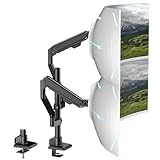 Entièrement ajustable：Les bras offrent une rotation de 180°, une inclinaison de +90°/-90° et une rotation de 360°. Avec une extension maximale de 566 mm et une hauteur de 905 mm, ajustez vos écrans pour un confort optimal.