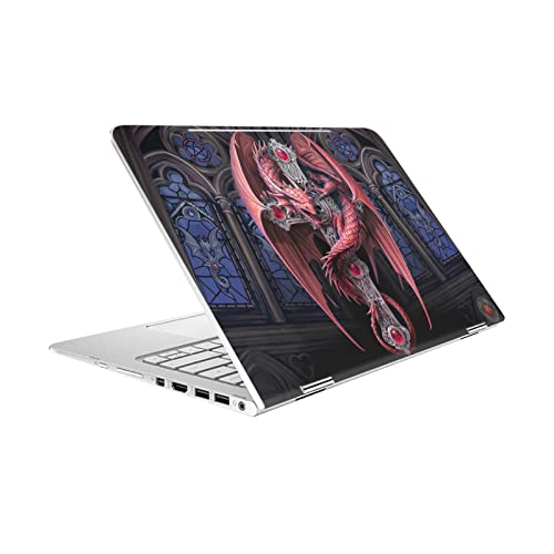 Peau autocollante Anne Stokes Dragon Gardien finition vinyle haut de gamme