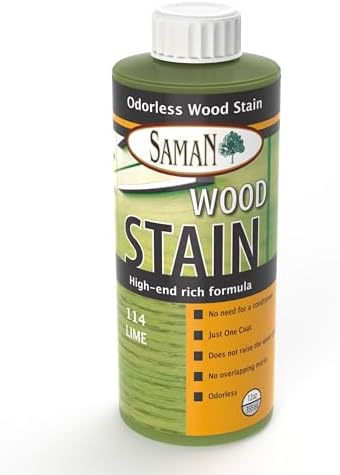 TEW-114-12 12-Ounce Interior Water Based Stain for Fine Wood, Lime