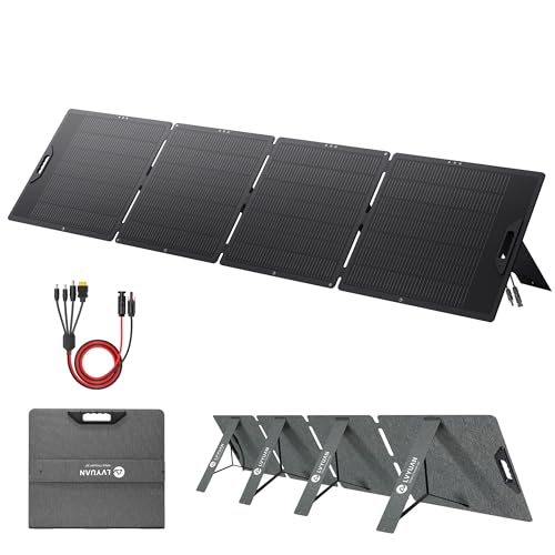 【MC4&DC端子出力対応】LVYUAN ソーラーパネル 400W 折りたたみ式 ポータブル電源用 5コネクタ MC4/XT60/DC35135/DC5525/DC7909 単結晶シリコン ソーラー充電器 チャージャー ETFE材質 防水 軽量 防災グッズ 太陽光発電 停電対策 アウトドア キャンプ 車中泊 防水防塵IP65 「安心国内サポート&日本語取扱説明書付き