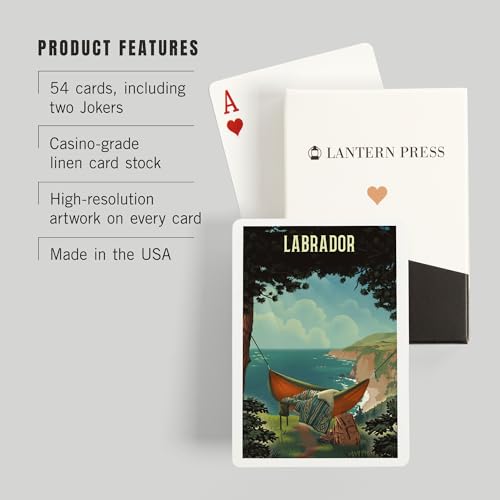 Lantern Press Labrador, Baraja Poker, 52 Cartas miniatura 3