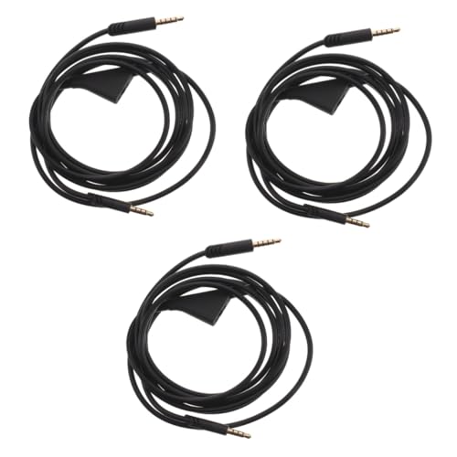 Cable de audio reemplazo para auriculares KONTONTY pack de 3 piezas compatible