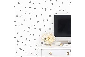 Polka Dot Terrazzo Wall Decals Bring a Mosaic Tile Look to Your Walls