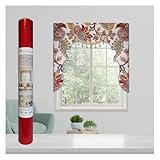 Traceable Designer No-Sew Valance Kit | DIY Window Treatment | Ornate Scalloped Lambrequin Re-Imagined - Elegant Custom Valances in one Afternoon, No Sewing Needed | Fits Standard Curtain Rods