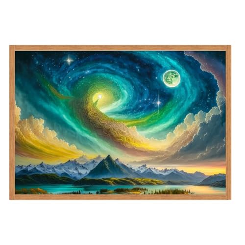 GAEKKO Quadro in vetro acrilico con cornice in vetro acrilico 30 x 20 cm