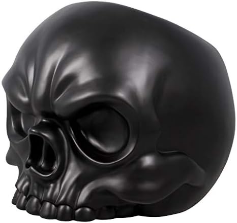 Design Toscano Lost Souls Gothic Skull culptural Chair, Black