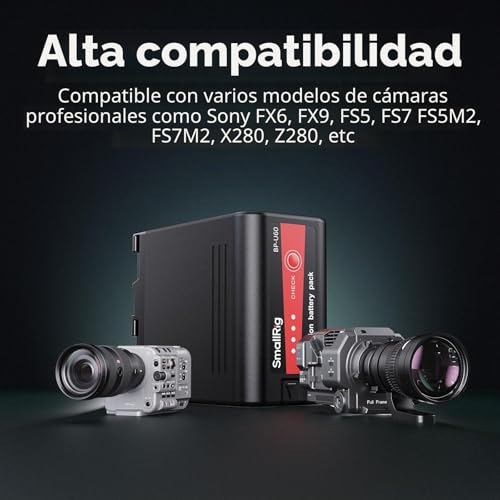 Batería de reemplazo BP-U60 para Sony FX9 FX6 FS7 FS5 Z280 videocámara SmallRig 4670 6